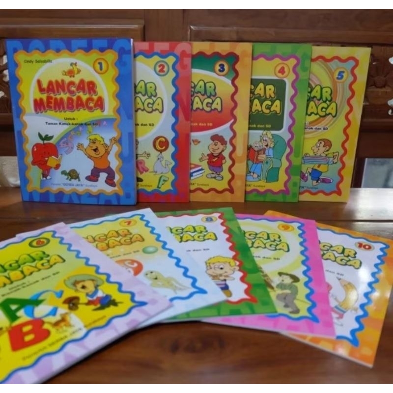 Buku Anak Lancar Membaca Membaca Jilid 1-10
