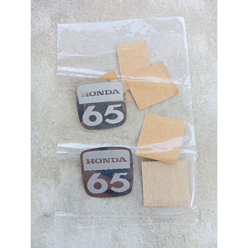 Emblem box aki Honda S65