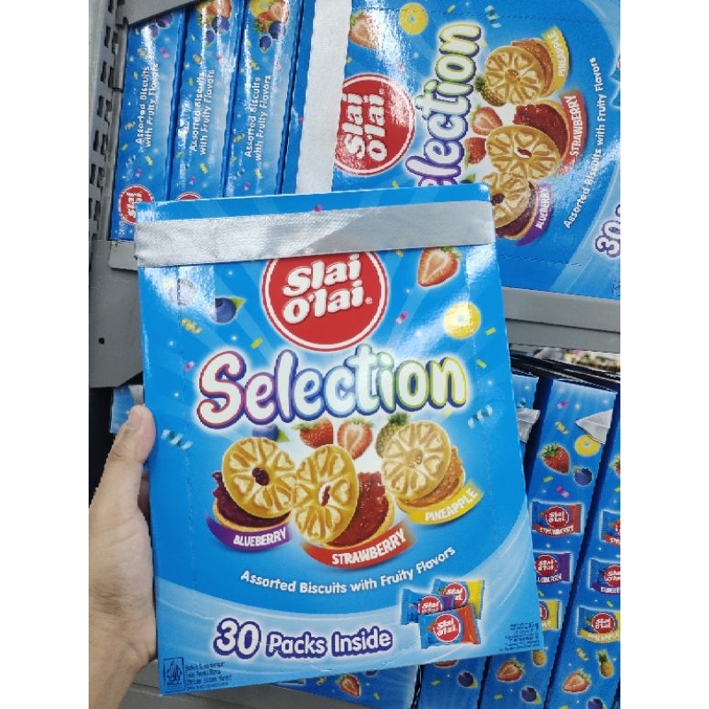 

Slai O'lai Selection 240gram isi 30pack dan aneka Snack Box edisi lebaran limited edition