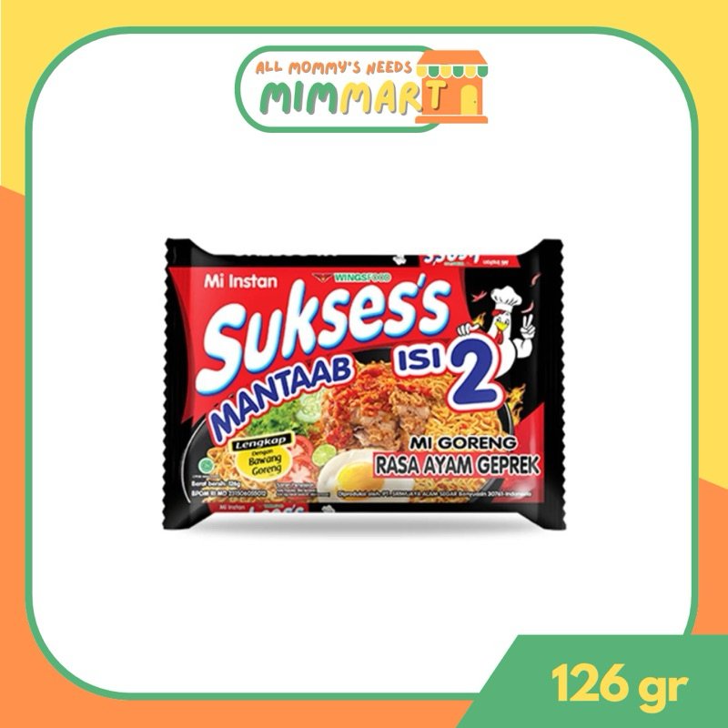 

[MimMart] - Mie Suksess Goreng Ayam Geprek 126gr