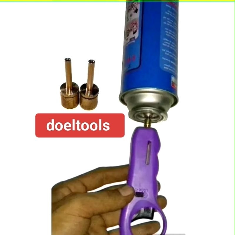 Refil Korek Gas Alat Isi Ulang Korek api dari gas protable ke korek pemetik panjang Refil Gas Korek