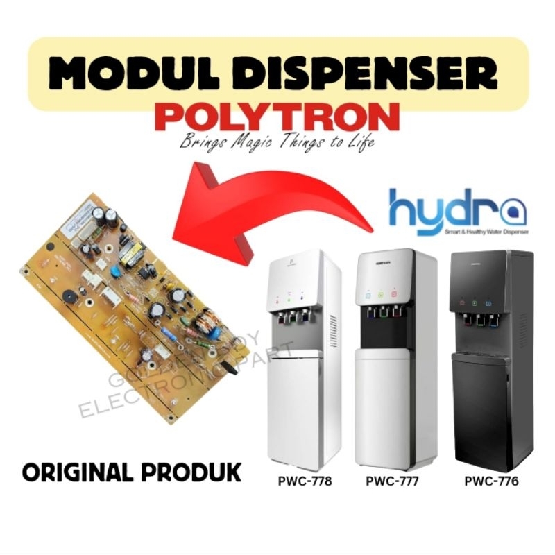 modul SET dispenser polytron HYDRA PWC776 PWC777 PWC778 Original