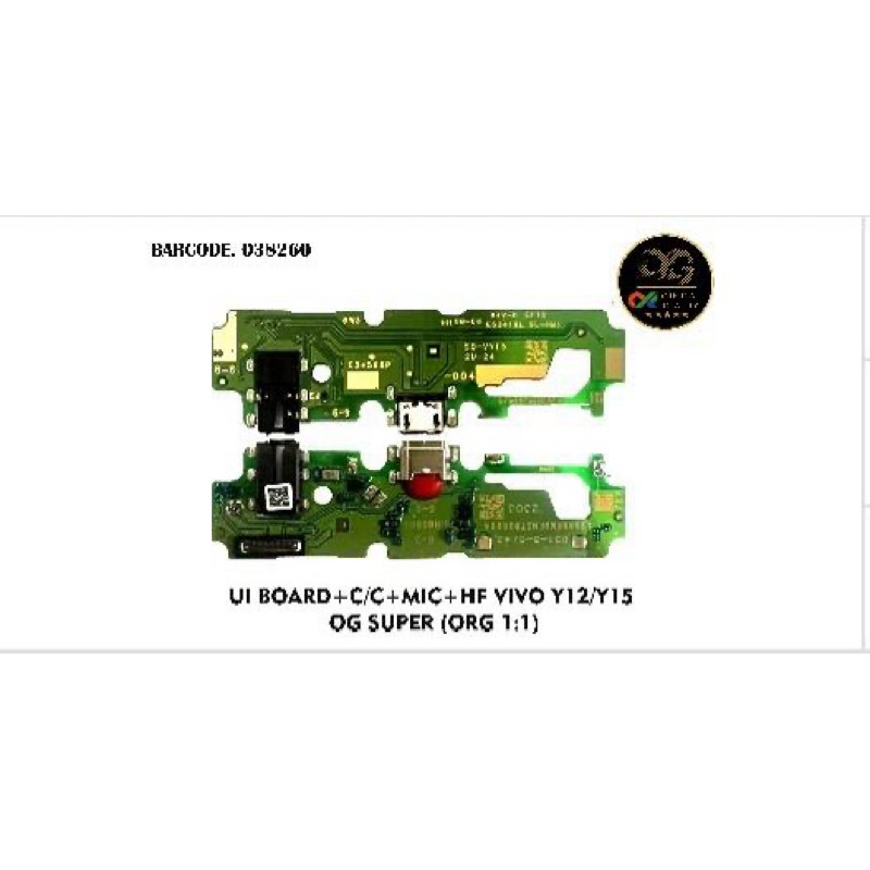 UI BOARD CHARGER VIVO Y12 Y17 Y15 Original 100% OG SUPER