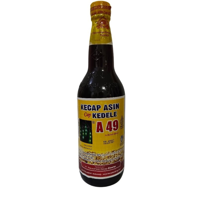 

Kecap Asin Cap Kedele A49 - 600ml - Kenarie
