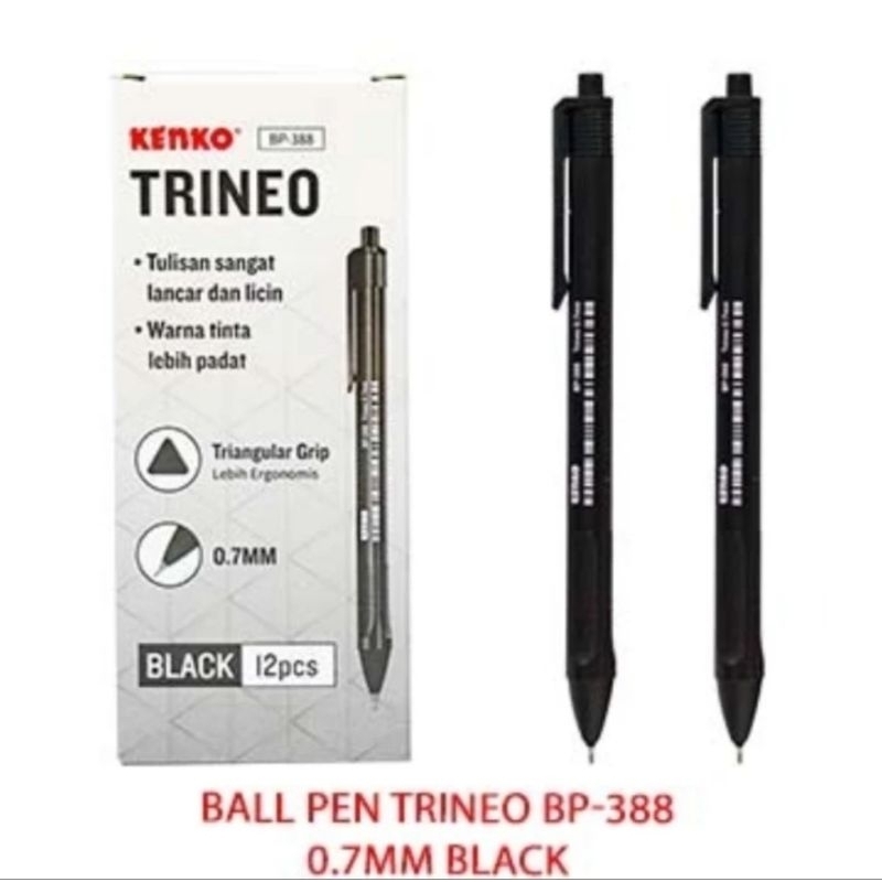 

( 12 buah ) Pulpen BP 388 Kenko 0.7 mm BP-388 Semi Needle Tip ( jarum / runcing / lancip )