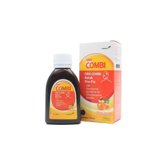 OBH COMBI PLUS BATUK FLU MADU SIRUP 100 ML - Batuk-dan-Flu
