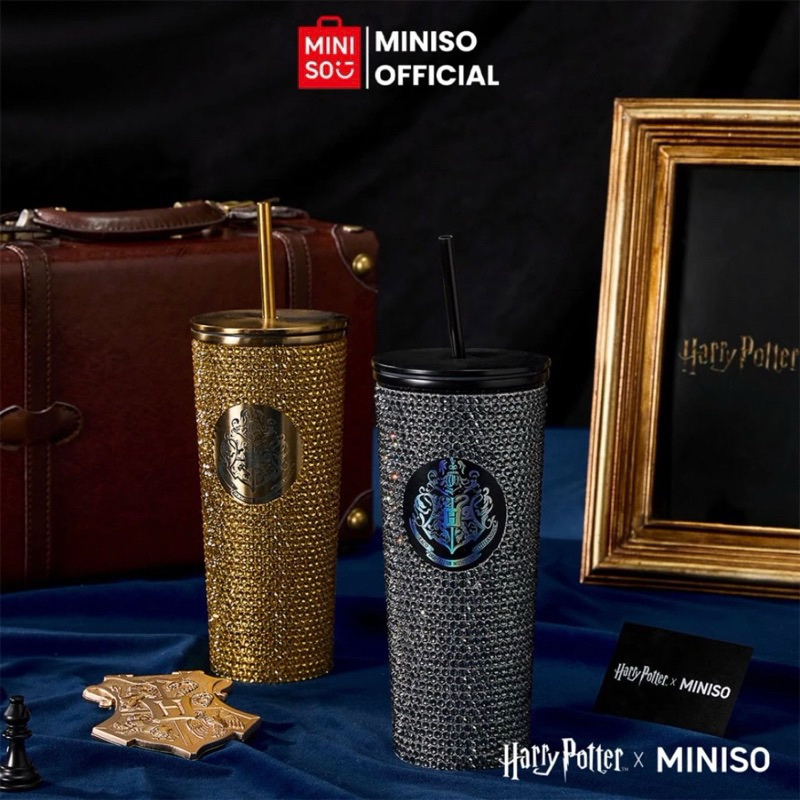 Tumbler steinles Diamond harry potter | miniso x harry potter termos
