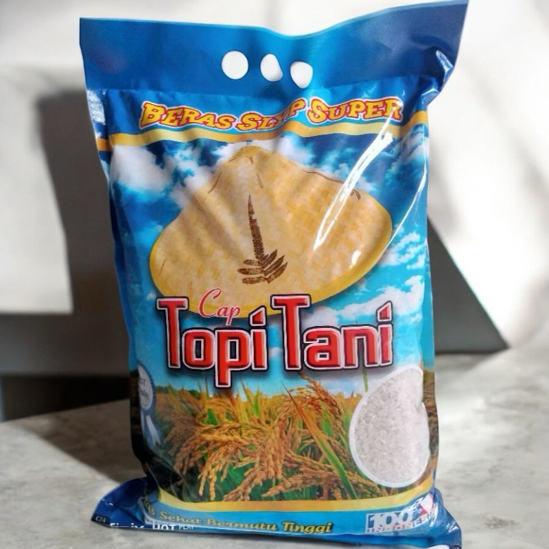 

PROMO !!! Beras Topi Tani 5 Liter Kualitas Terjamin Tanpa Pengawet