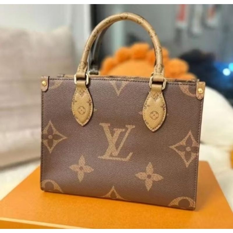 NEW 100% Authentic LV ONTHEGO Small Bag Mini Tote Bag Ladies Shoulder Bags & Handbags