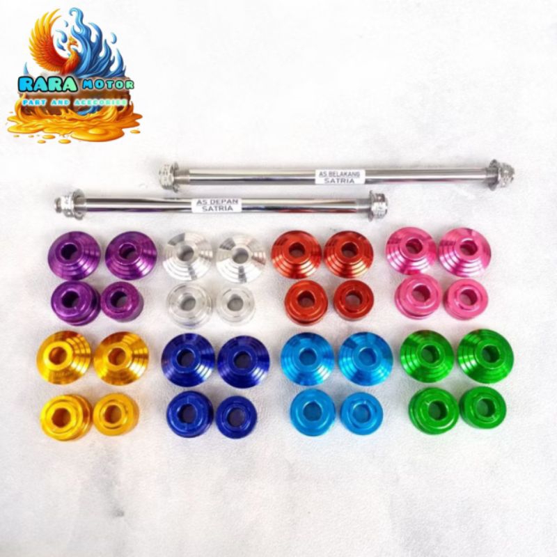 As roda depan dan belakang Suzuki Satria Fu new danold Set boshing depan belakang