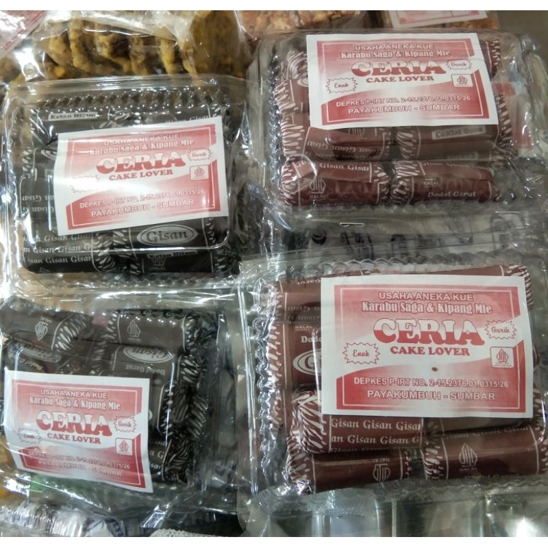 

Dodol Garut Grisan Rasa Ketan Hitam / Cokelat isi 12 Pcs / Pack