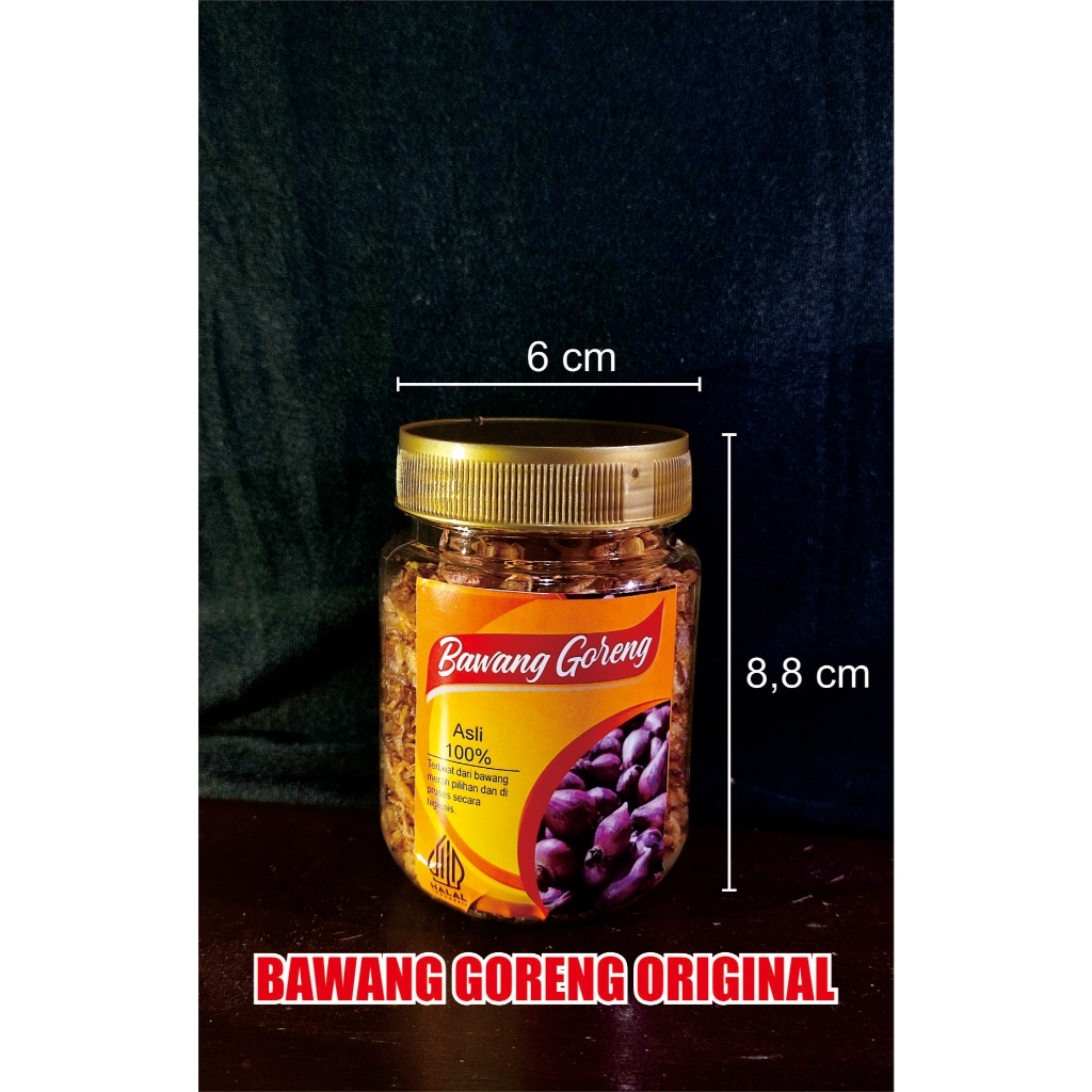 

BAWANG GORENG ORIGINAL KEMASAN TOPLES 200ml