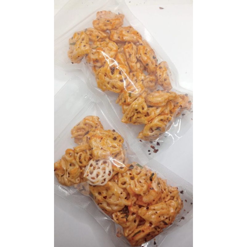 

KERUPUK MAWAR/KERUPUK MAWAR PEDAS/KERUPUK PEDAS/CAMILAN HITS/JAJANAN