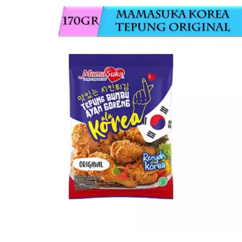 

Mamasuka Tepung Bumbu Ayam Goreng ala Korea - 170g - Original