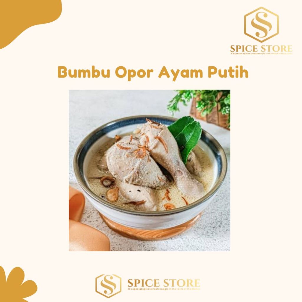 

Spice Store - Bumbu Instan Opor Ayam Putih Siap Masak Untuk Ukuran 2 Ekor Ayam