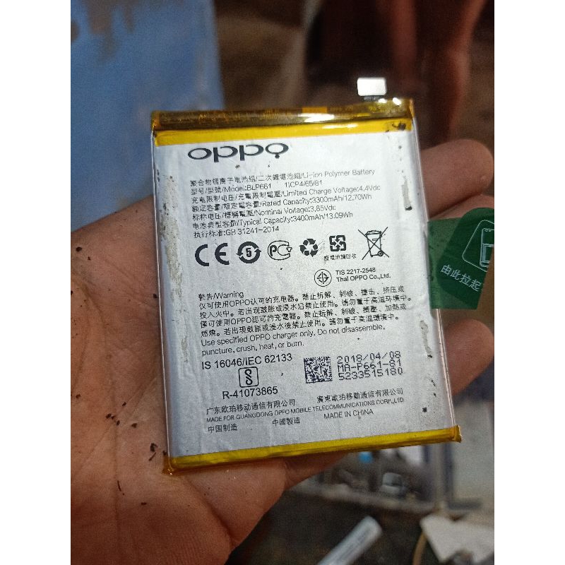 baterai Oppo f7 ori