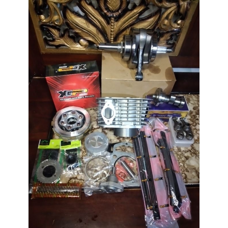 paket sepaket bore-up 250cc HEREX GL MP TIGER HEREX struk up langkah std tiger, 66mm dan 70mm pnp gl