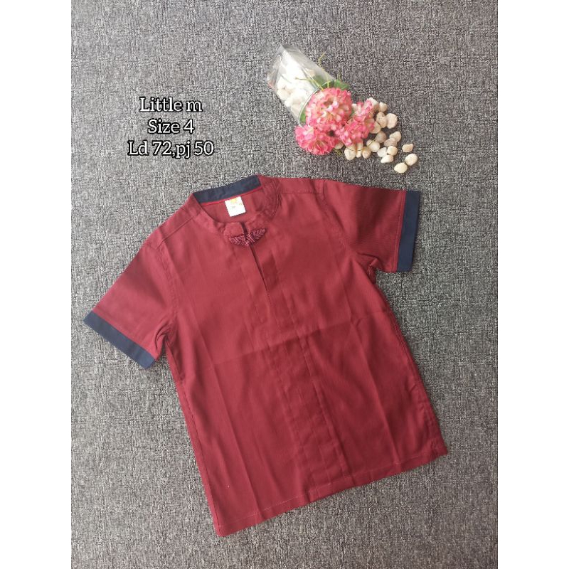kemeja koko anak laki laki little m