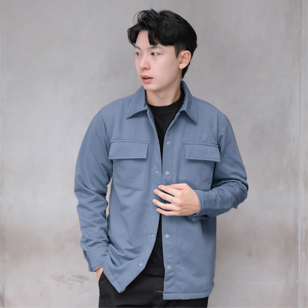 Shacket Jacket Pria | Jaket Fleece | Jaket Pria | Outer Pria | Shacket Jacket