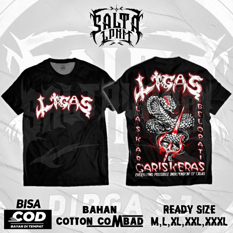 Kaos Ligas Garis Keras A2 Full punggung