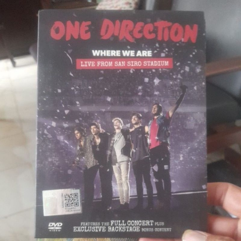 dvd original impor cukai malaysia one direction where we are live from san siro italy (CD876)