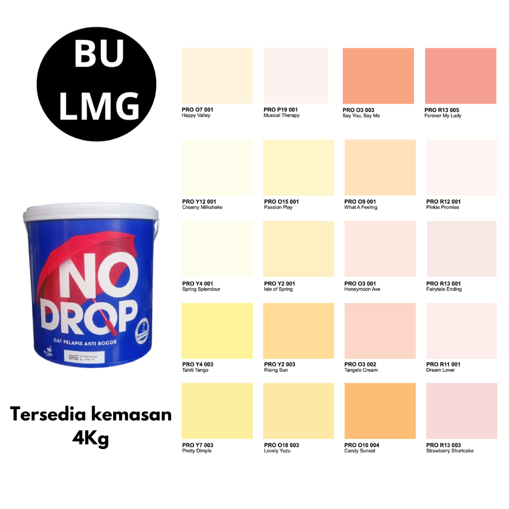 No Drop TINTING 4Kg || No Drop Cat Anti Bocor || Bisa Request Warna [No Drop Tinting 4Kg et 1]