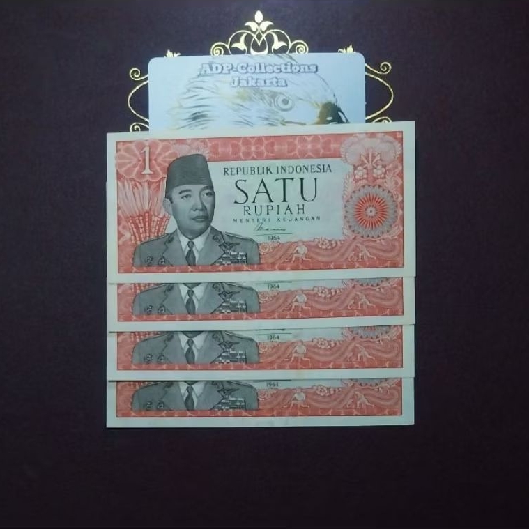 Uang Kuno 1 Rupiah Sukarno Tahun 1964
