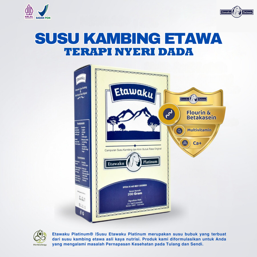 

EtawaKu Platinum: Menghilangkan Nyeri Dada, Mengembalikan Kesehatan 1 Box Isi 200 Gram