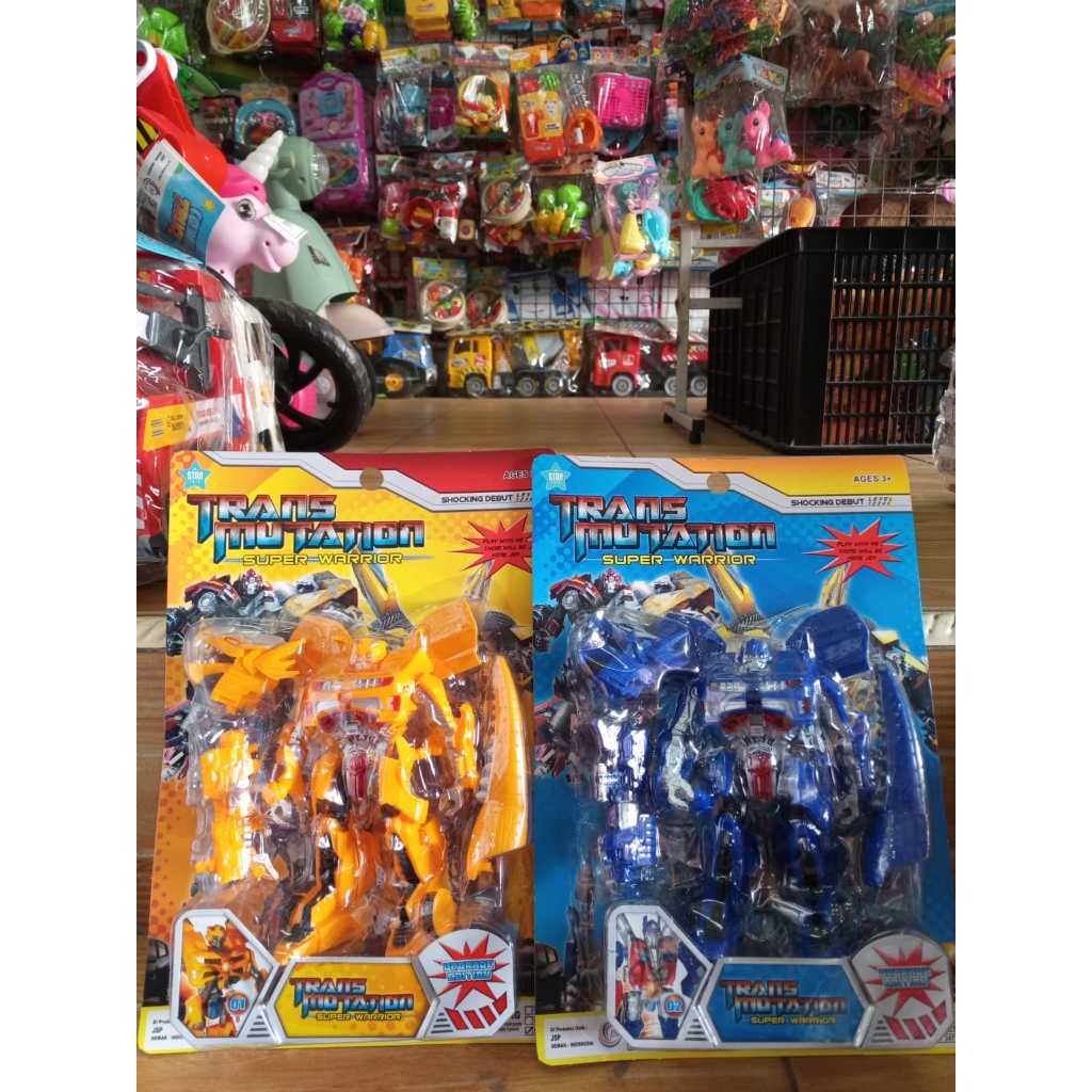 mainan anak robot transmutation super warior st2477