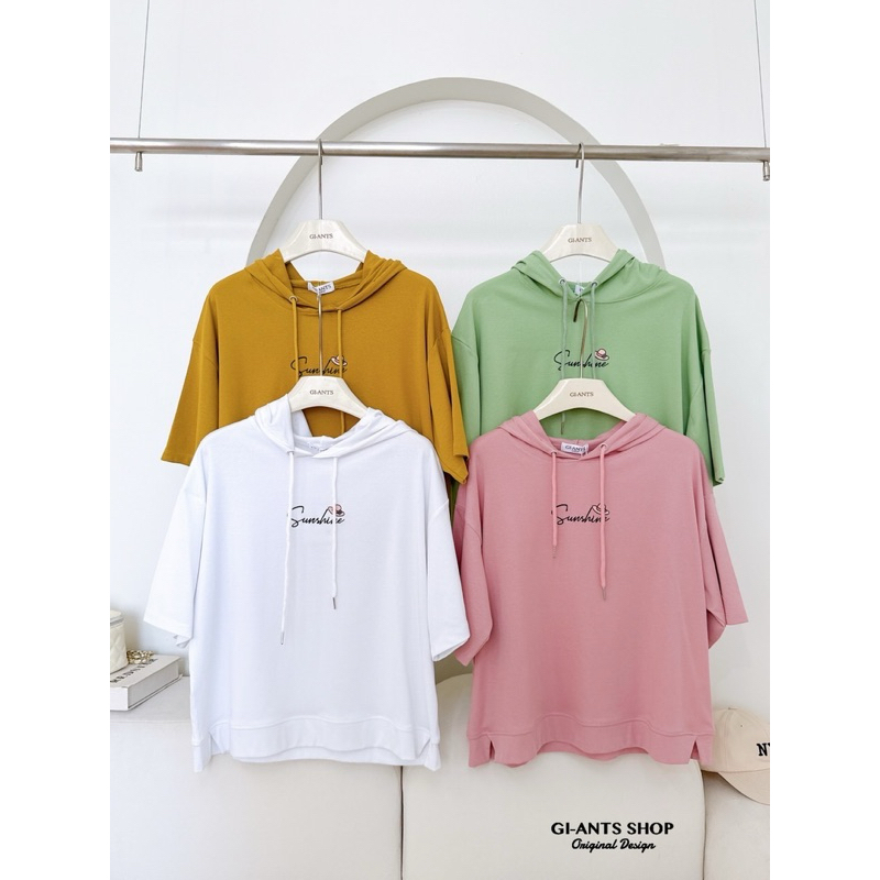 UI8 ATASAN GIANTS BASIC 1369 ATASAN HOODIE SUNSHINE LENGAN PENDEK BANGKOK (GB1369)