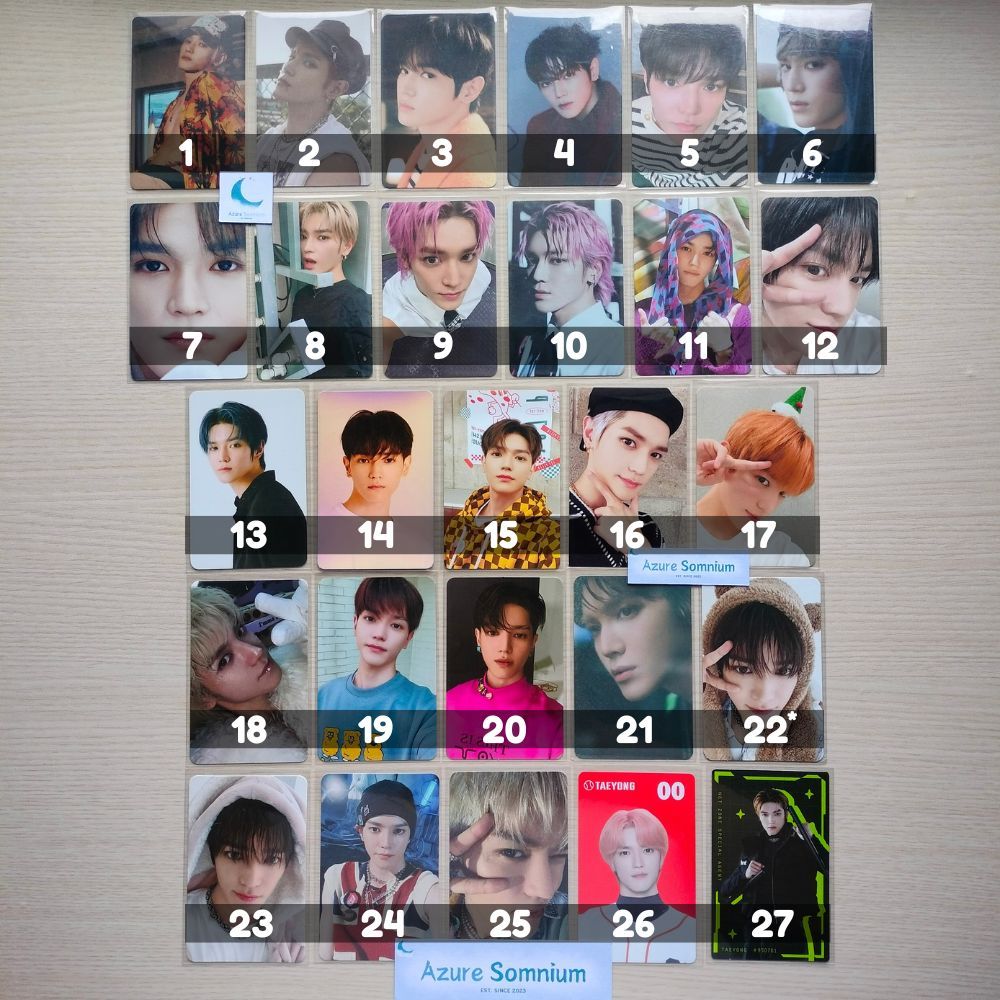 

[FREE PC OFFICIAL] Photocard Official Taeyong NCT 127 / All About Taeyong / Official / Original
