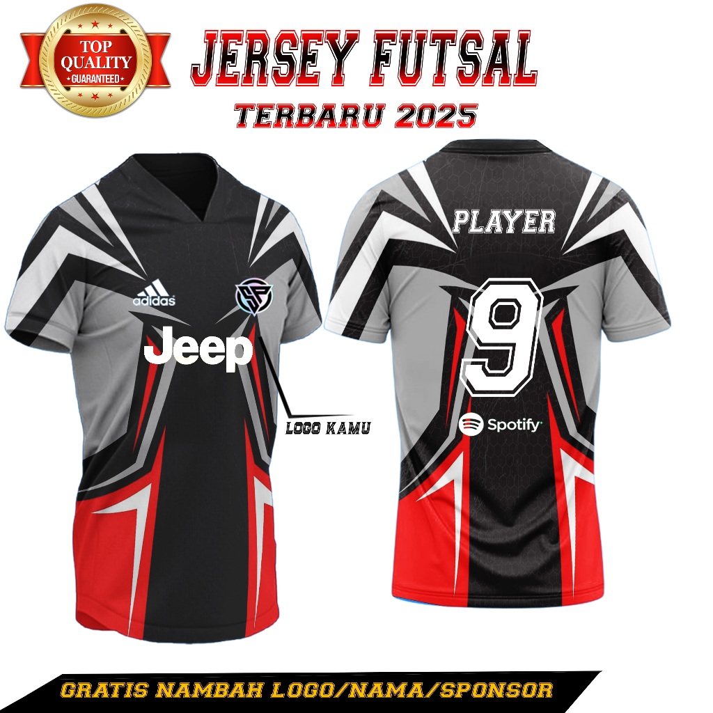 Jersey Sepak Bola | Jersey Futsal | Jersey Voli Custom Free Nama Set