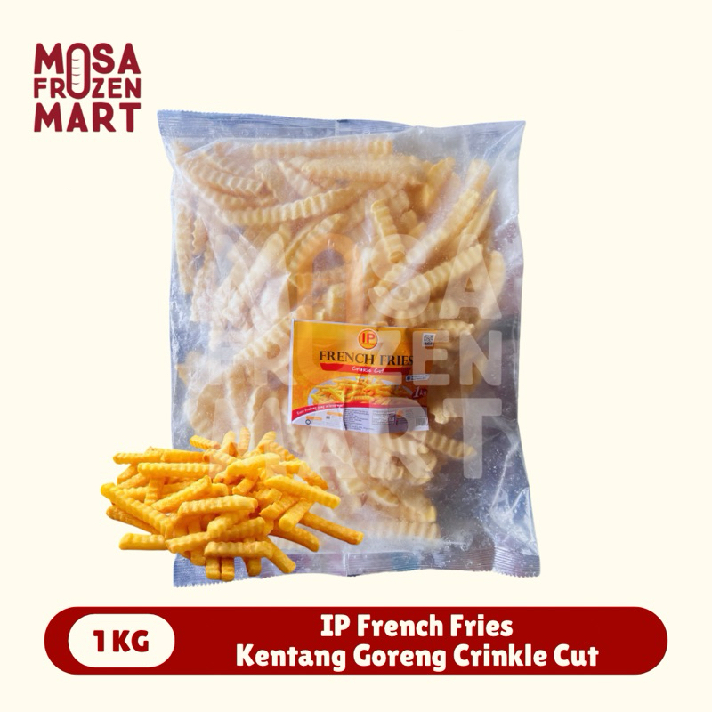 

IP French Fries Crinkle Cut 1 Kg | Kentang Goreng