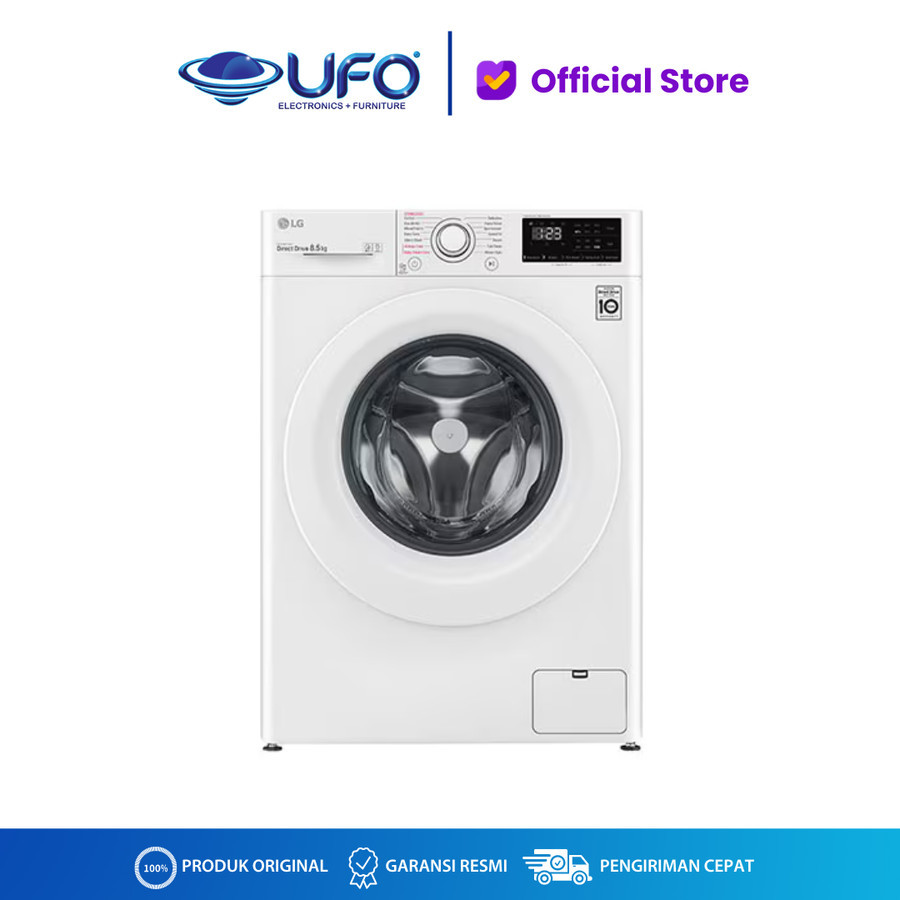 LG MESIN CUCI FRONT LOADING 8.5 KG - FV1285S5WS