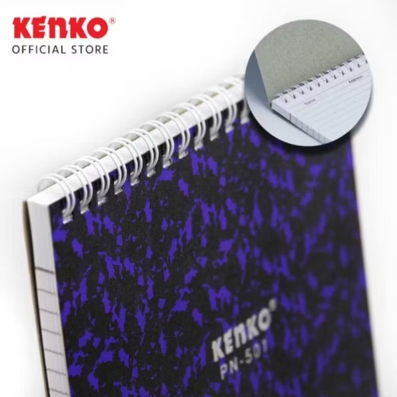 

2 Pcs Kenko Buku Pocket Note / Block Note spiral Ring Book PN-501