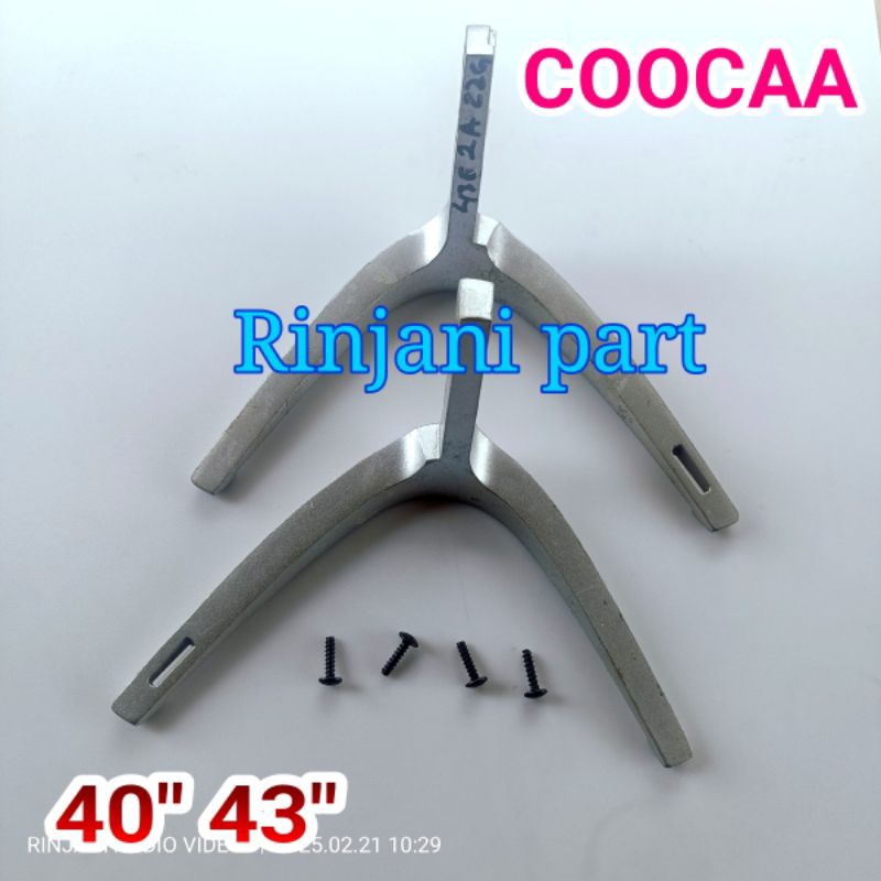 STAND KAKI DUDUKAN BRAKET TV LED COOCAA 40E2A22G 43E2A22G