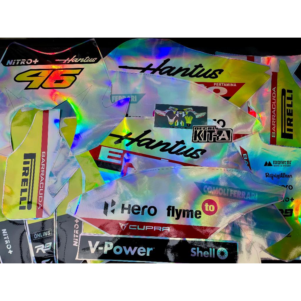 Decal CRF 150l Sticker Striping Stiker CRF 150 L custom hologram stabilo