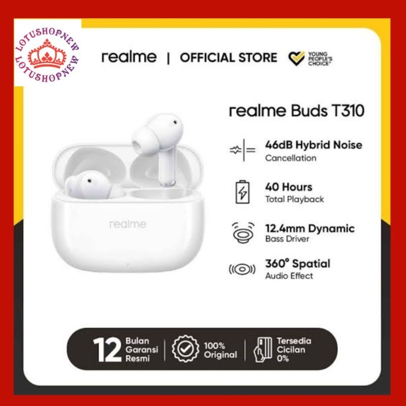 REALME BUDS T310 ORIGINAL GARANSI RESMI