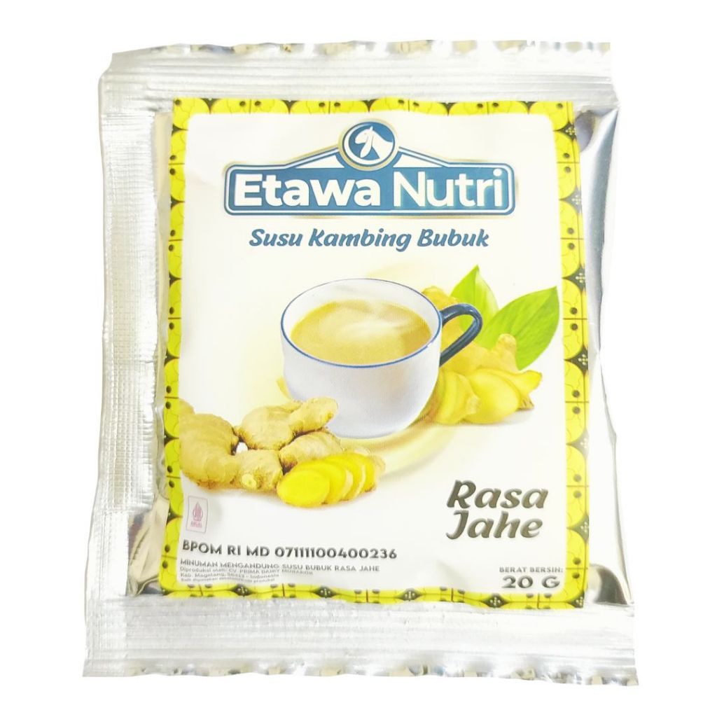 

Etawa Nutri Rasa Jahe 5 Sachet Susu Kambing Etawa Bubuk Plus Jahe