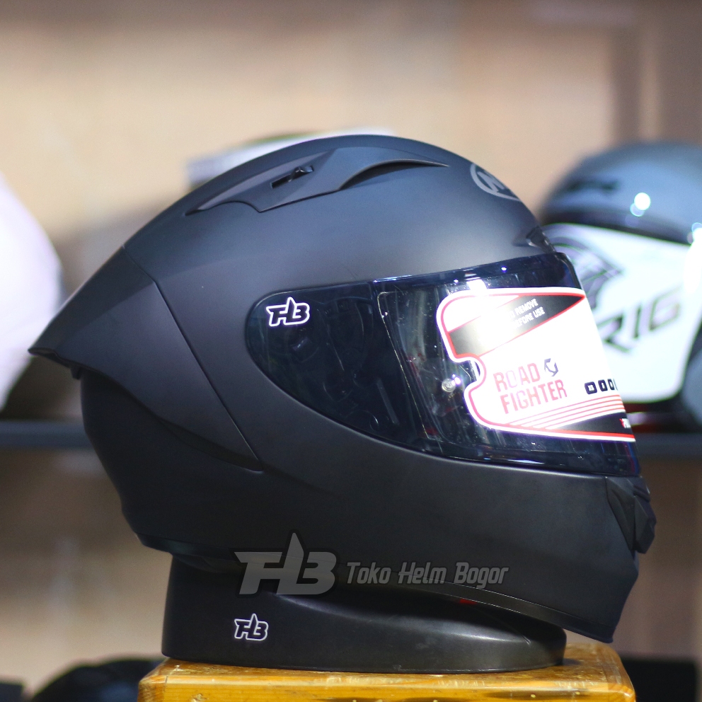 NHK HELM GPR TECH STREET SOLID | BLACK DOFF | SINGLE VISOR