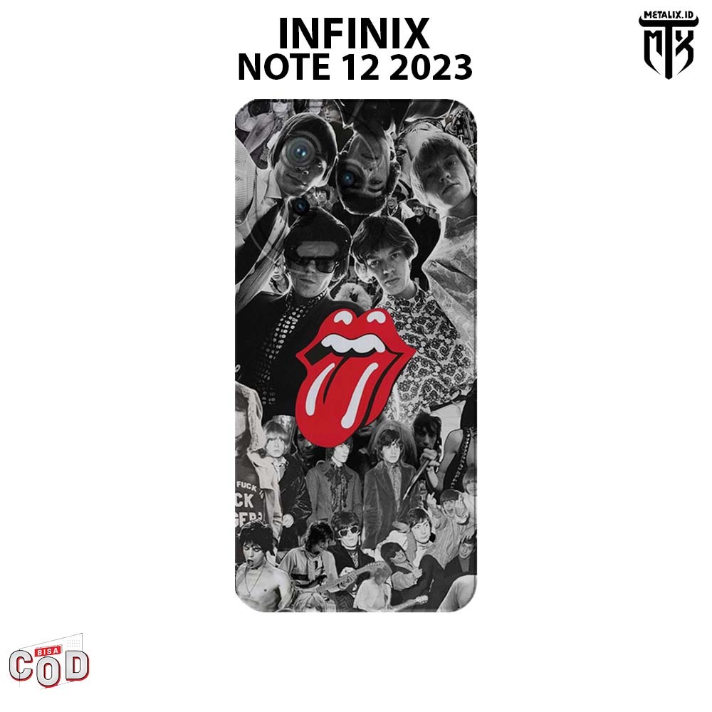 Casing INFINIX NOTE 12 2023 - Case INFINIX NOTE 12 2023 BAND THE ROLLING STONES SOFTCASE PROCAMERA C
