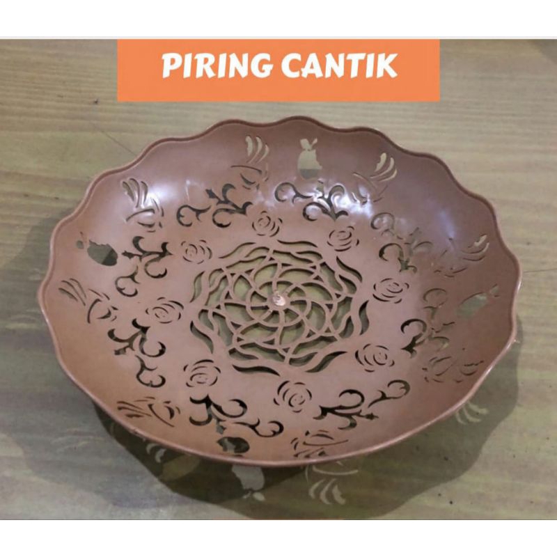 piring plastik cantik 1lusin