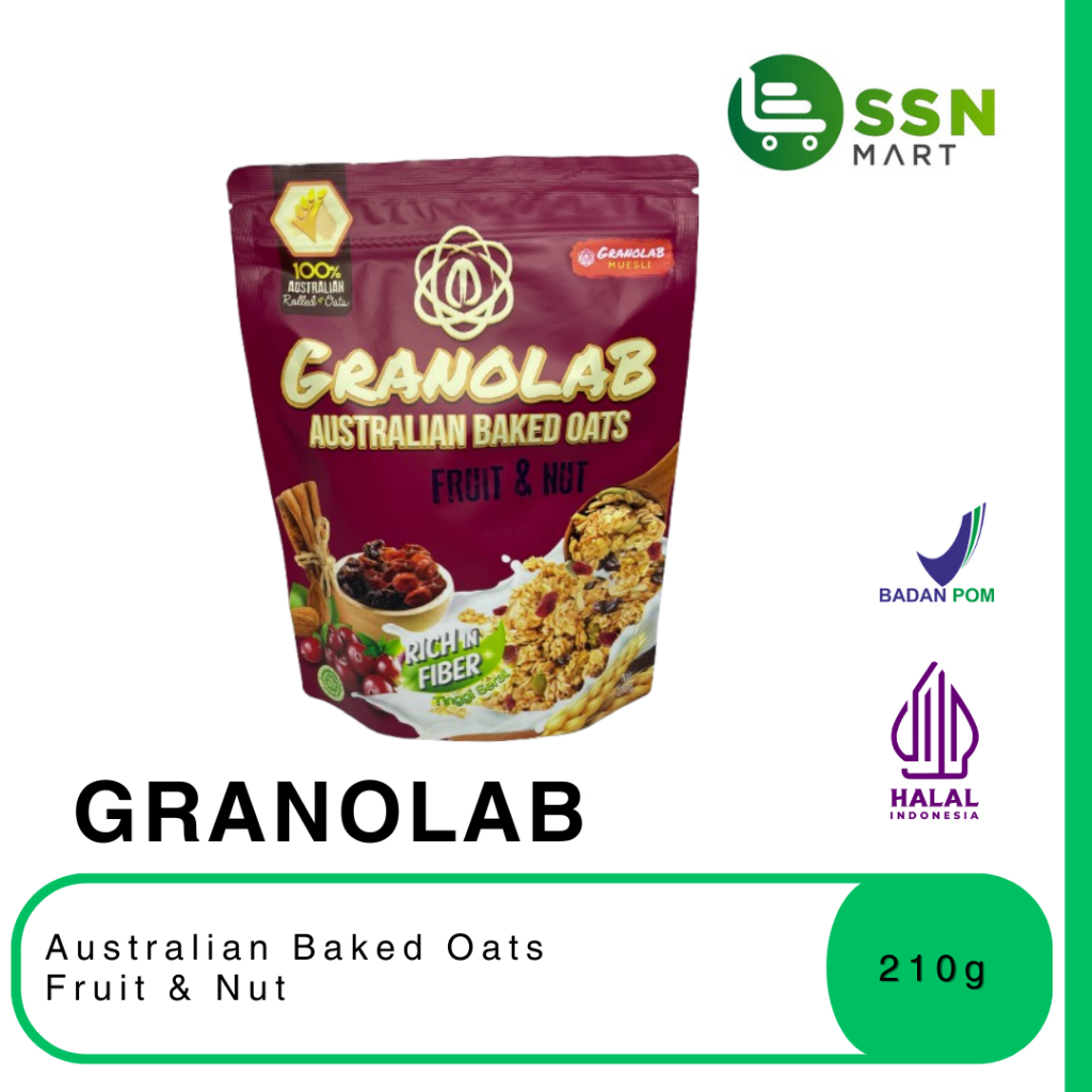 

SSNMart Granolab 210 FRUIT & NUT 210g