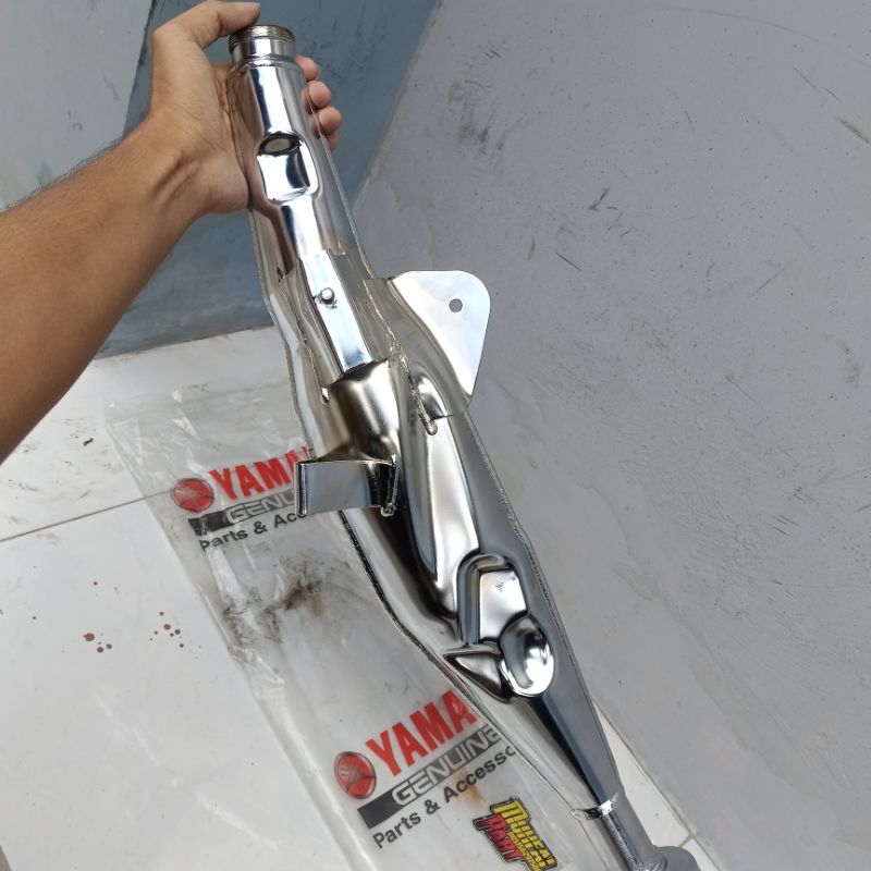 Promo Sale Knalpot Kenalpot Fizr Fiz r F1zr Ori Yamaha Stenlis Chrome Muffler Standar