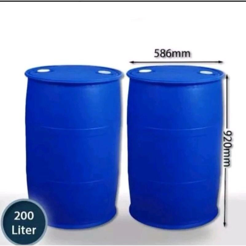 Tong Drum Plastik 200 liter Drat Kecil HDPE