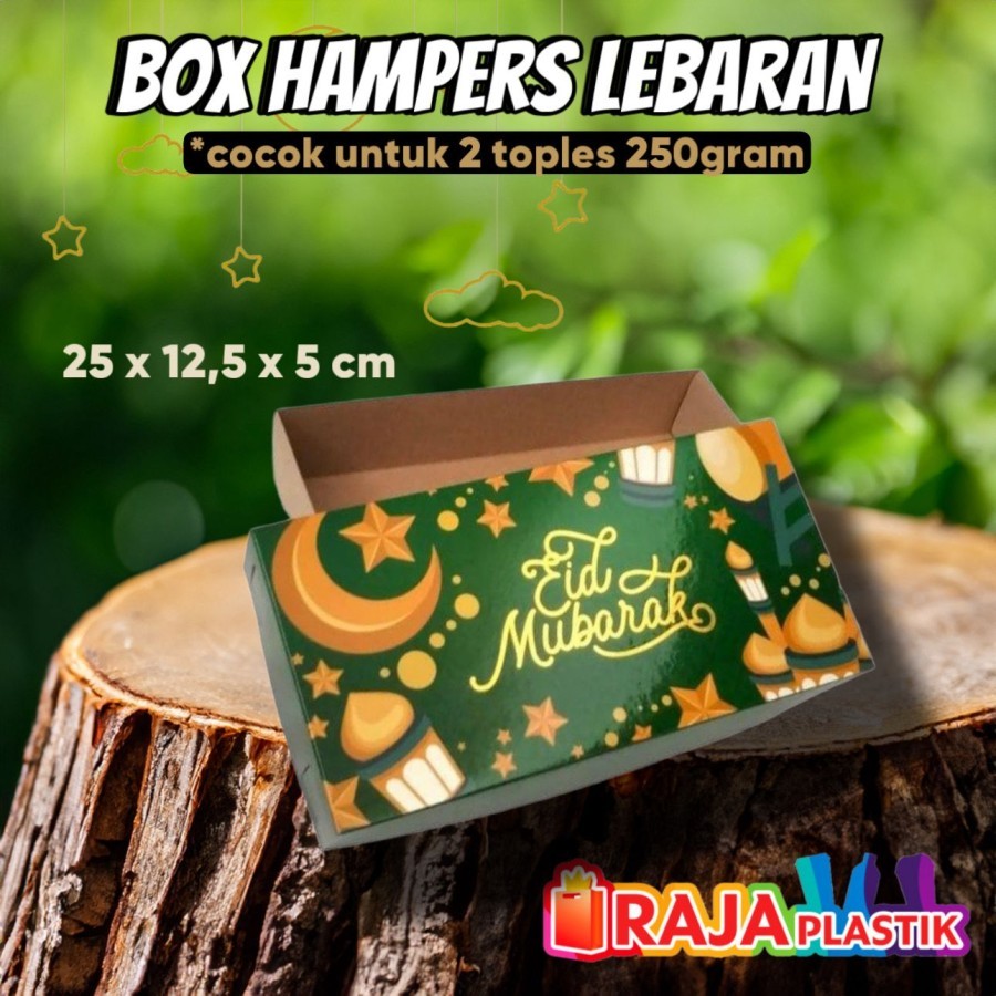 

Box Hampers Lebaran Kue Kering / Dos Parcel Idul fitri - 2pcs