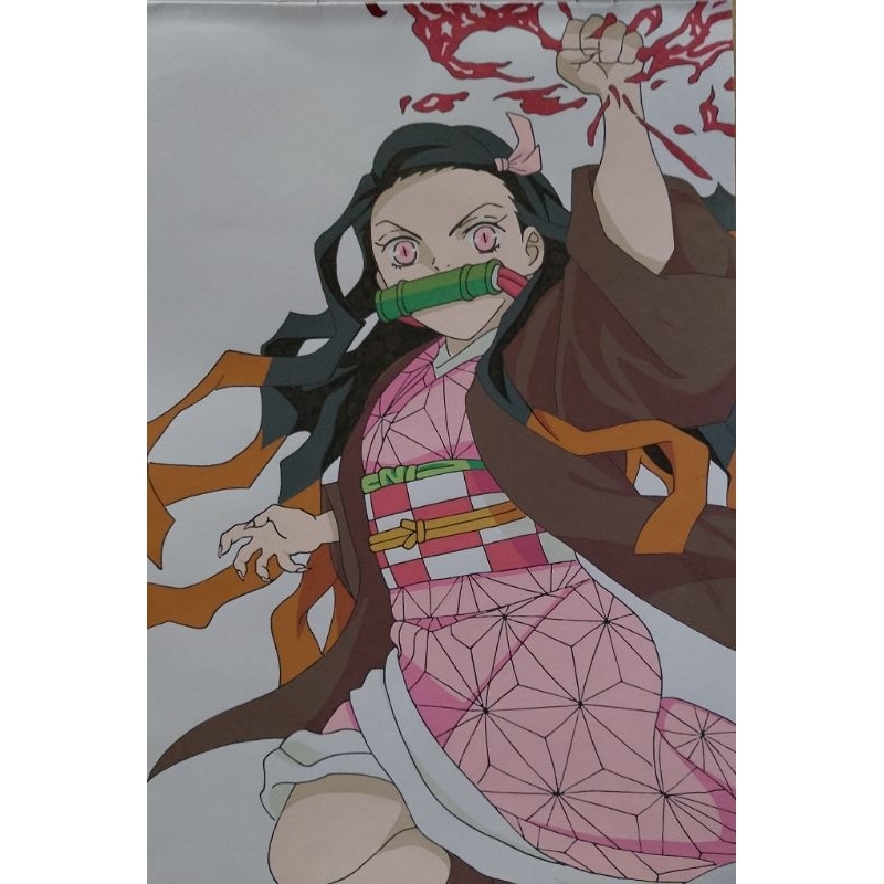 Gambar karakter anime kamado nezuko (handmade)