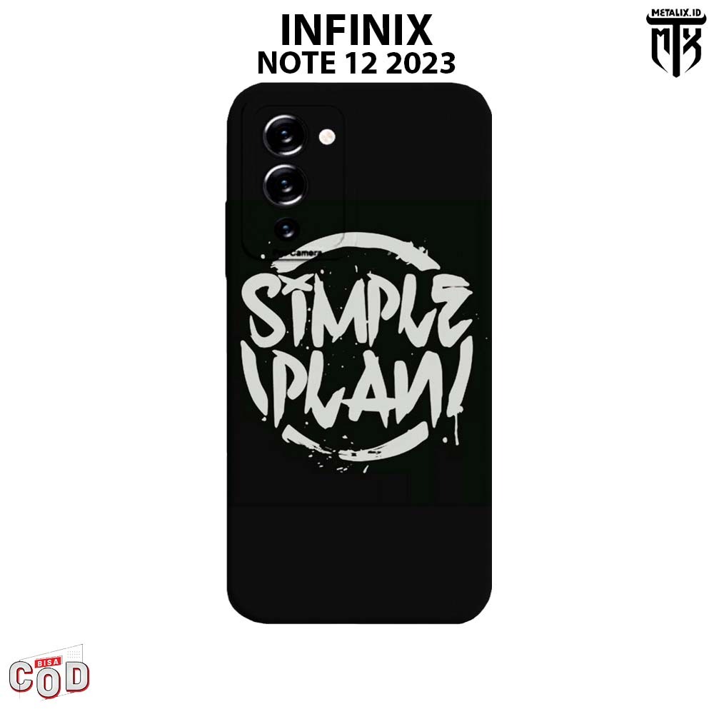 Casing INFINIX NOTE 12 G96 - Case INFINIX NOTE 12 G96 BAND SIMPLE PLAN SOFTCASE PROCAMERA CASE HANDP