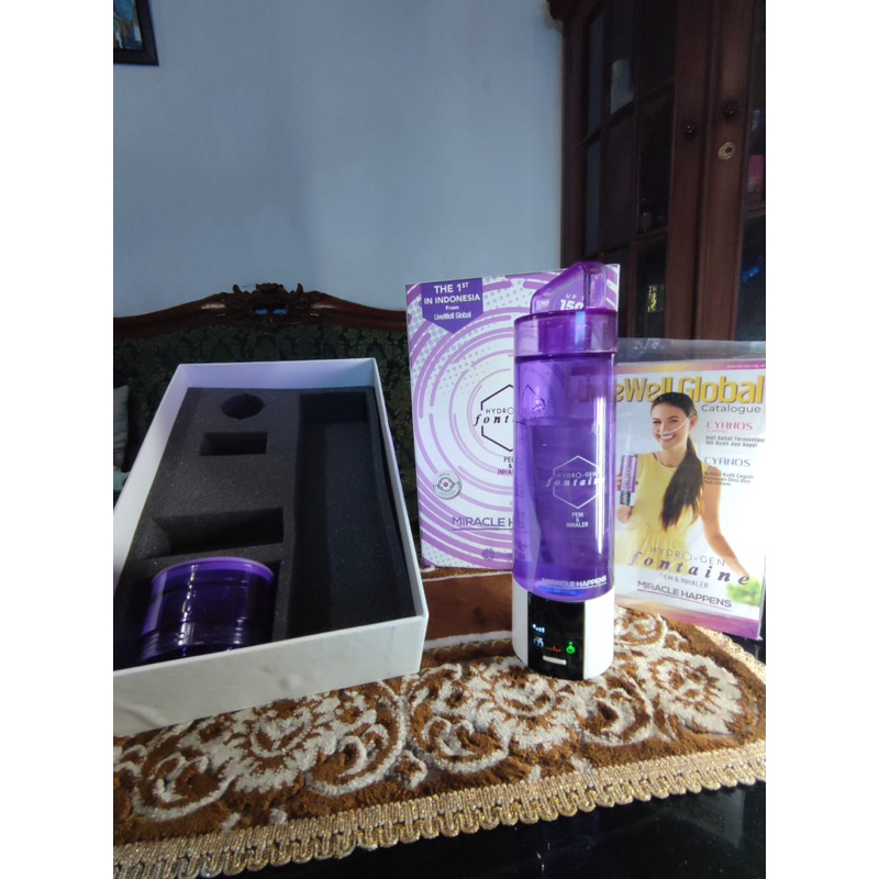 (Preloved) Botol Air Hidrogen Fontaine dan Air Antioksidan / Hydrogen Fontaine 2.1