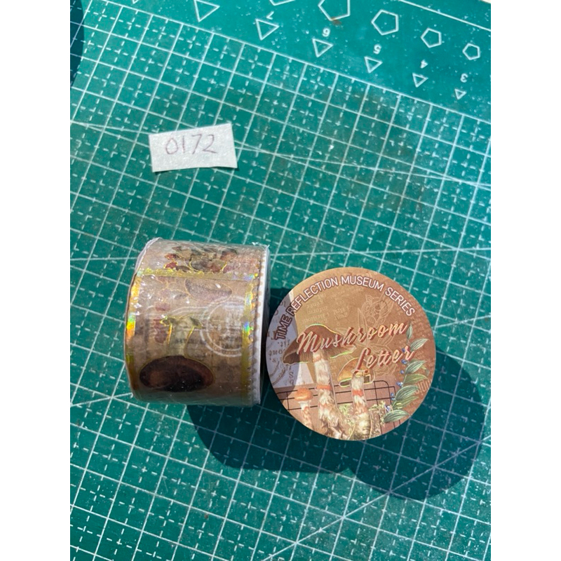

0172 roll sticker mushroom letters